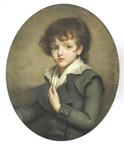 Portrait De Jeune Garcon jean-Baptiste Greuzeportrait Of A Young Boy by Jean Baptiste Greuze