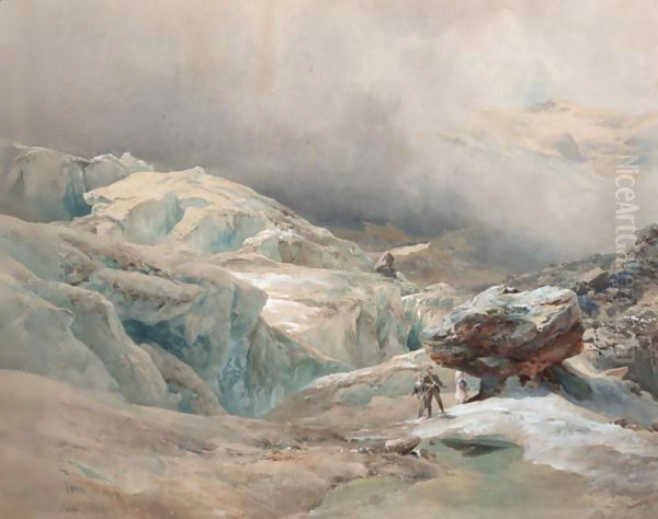 Findelen Icefall - view 1