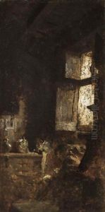 The Light Through The Window by Giuseppe de Nittis