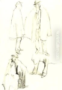 Studies For Venetian Street Scene by John Singer Sargent