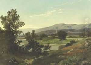 A Sunny Morning Stroll In The Country by William Trost Richards