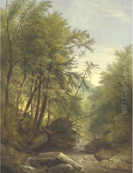 Landscape, After Durand (The Wissahickon) - view 1