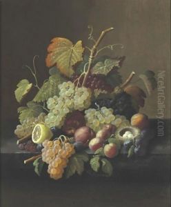 Still Life With Fruit 4 by Severin Roesen