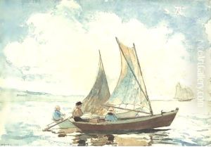 Boys In A Boat by Winslow Homer
