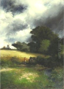 Storm Clouds Over Long Island by Thomas Moran