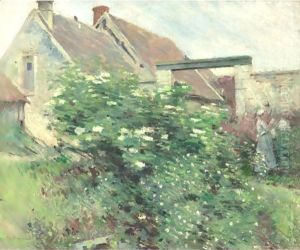Garden At Giverny by Theodore Robinson
