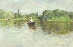 On The Lake, Prospect Park by William Merritt Chase