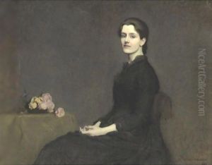 Portrait Of Anne Page by Dennis Miller Bunker