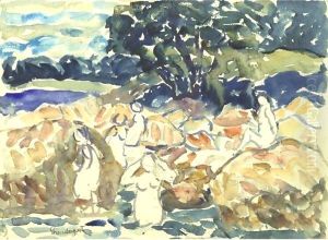 Bathers by Maurice Brazil Prendergast