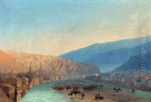 View Of The River Terek