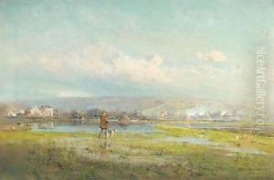 A Country Walk by Ivan Pavlovich Pokhitonov