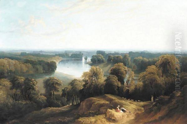 A View Of The Thames From Richmond Hill - view 1