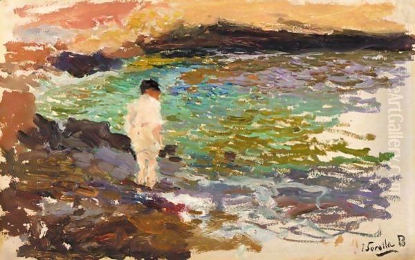 Nino En Las Rocas (Boy On The Rocks) - view 1