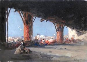 Portico Arabe (Arabian Scene) by Mariano Jose Maria Bernardo Fortuny y Carbo