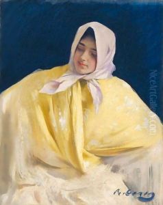 Chula Con Manton Amarillo (Girl With A Yellow Shawl)