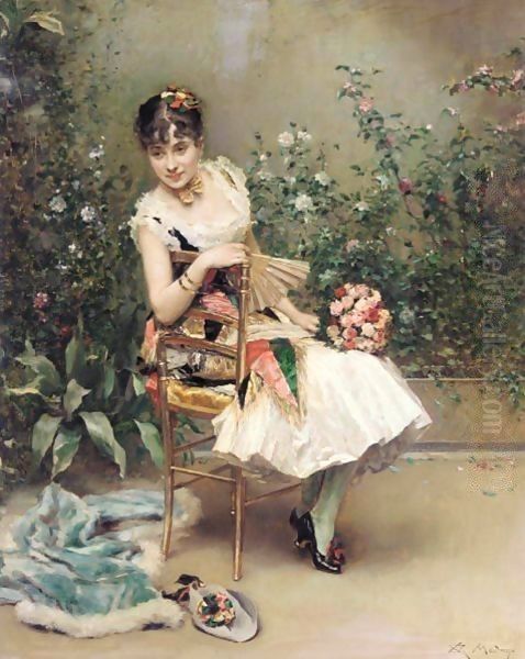 Aline Con Flores (Aline With Flowers) - view 1