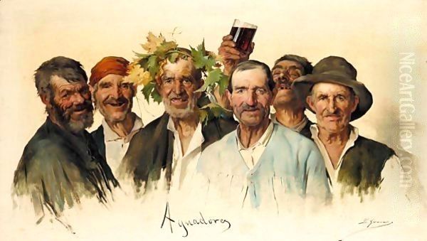 Aguadores (The Wine Drinkers) - view 1