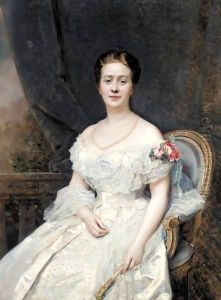 Retrato De La Condesa Musella (Portrait Of The Countess Musella) by Raimundo de Madrazo y Garreta