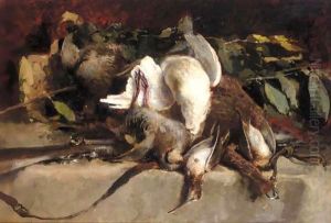Natura Morta Con Cacciagione (Still Life With Game) by Giovanni Segantini