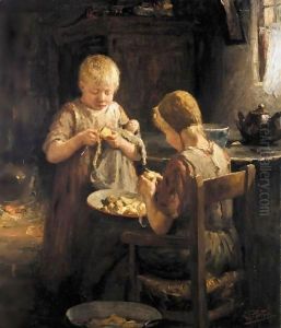 Preparing The Meal by Evert Pieters