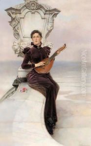 The Mandolin Player by Pieter Haaxman