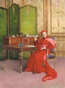 Un Moment D'Inspiration by Georges Croegaert