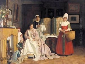 La Nouvelle Bonne by Charles Baugniet