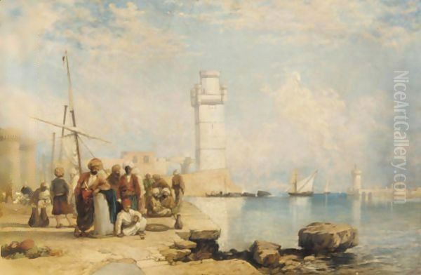 A View Of Rhodes And The Pacha's Palace - view 1