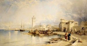 View Of The Port Of Rhodes
