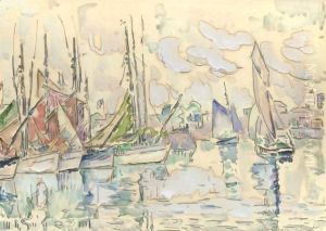 Sables, Le Port by Paul Signac