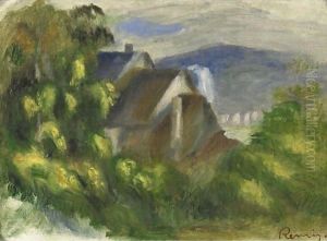 Maisons Dans Les Arbres by Pierre Auguste Renoir
