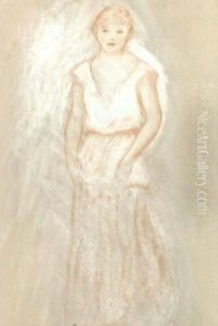 Jeune Fille Debout by Pierre Auguste Renoir
