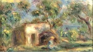 La Cabane A Cagnes by Pierre Auguste Renoir