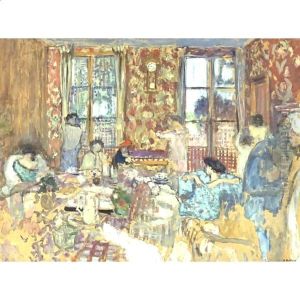Le Petite Dejeuner Aux Pavillons by Jean-Edouard Vuillard