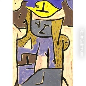 Madchen Mit Gelbem Hut by Paul Klee