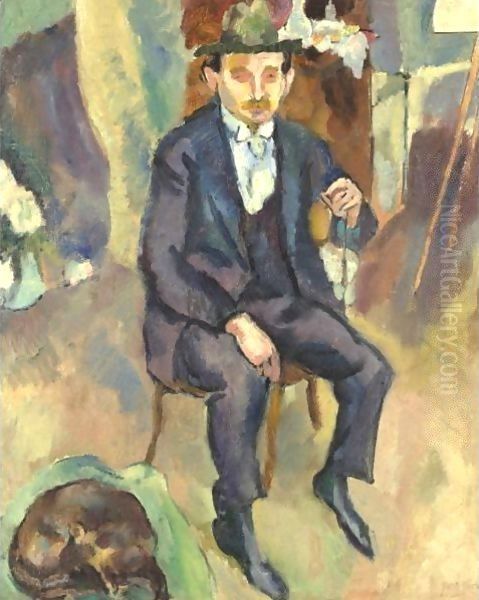 L'Homme Au Chien (Portrait D'Un Peintre Allemand) - view 1
