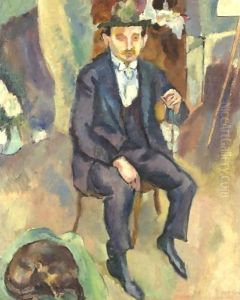 L'Homme Au Chien (Portrait D'Un Peintre Allemand) L'Homme Au Chien (Portrait D'Un Peintre Allemand)