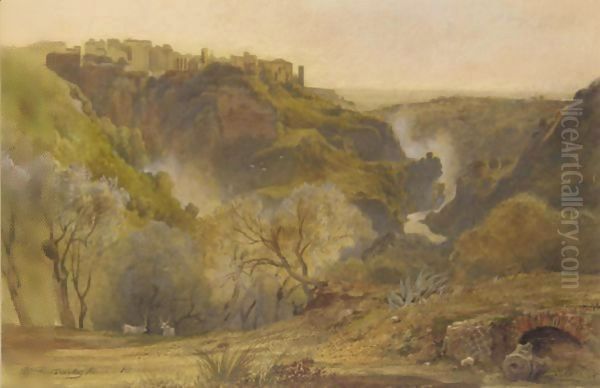 View Of Tivoli by Jean Achille Benouville