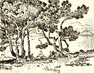 Au Bord De La Riviere by Paul Signac