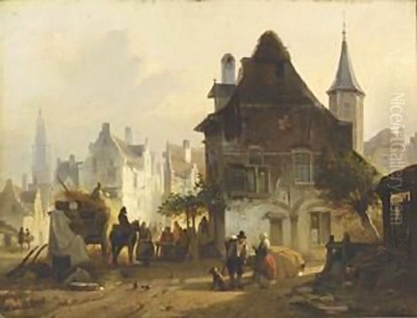 A Busy Day In Antwerp - view 1