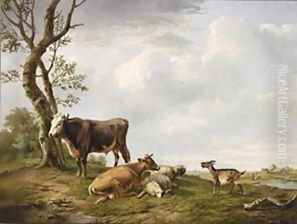 Cattle In A Meadow - view 1