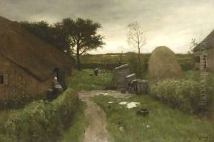 A Summer Evening In Laren by Anton Mauve
