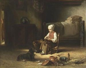 Preparing The Meal by Jozef Israels