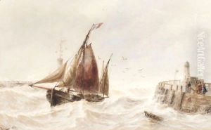 The Mouth Of The Harbour by Thomas Bush Hardy