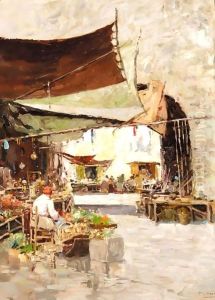 Market Day by Alberto Pasini