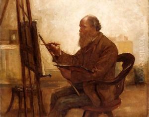 Self-Portrait While Painting Self-Portrait While Painting