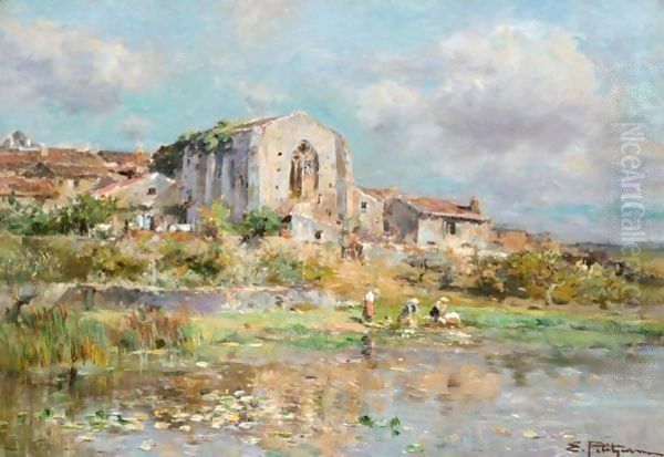 Les Lavandieres - view 1
