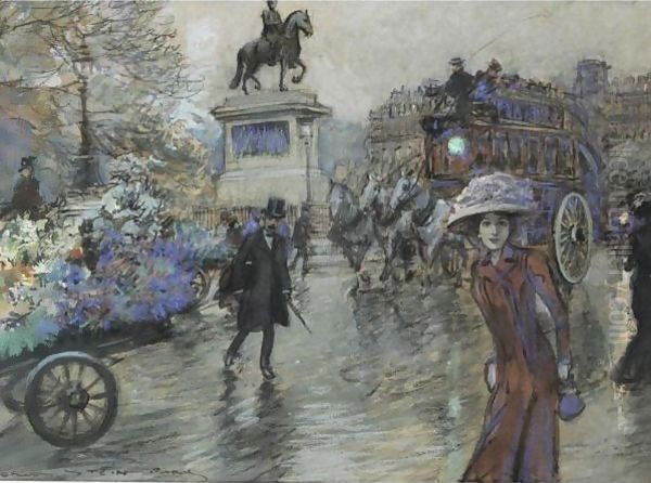 Statue Of Henri IV On The Pont Neuf - view 1