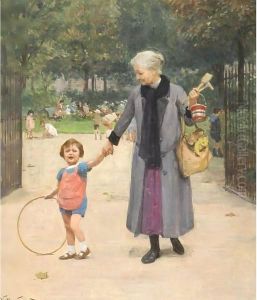 In The Park With Grandmother