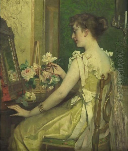 Melancholy Before The Mirror by Frans Verhas